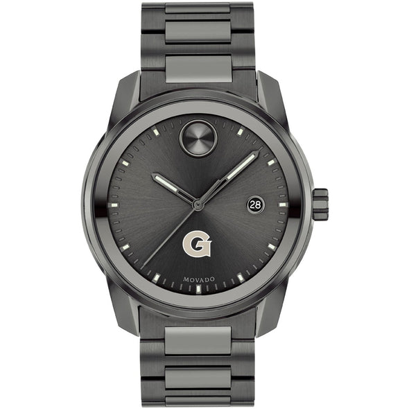 Georgetown University Men's Movado BOLD Gunmetal Grey with Date Window Shot #2