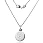 Georgetown University Necklace with Charm in Sterling Silver Shot #2