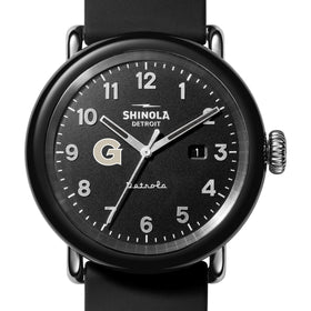 Georgetown University Shinola Watch, The Detrola 43mm Black Dial at M.LaHart &amp; Co. Shot #1