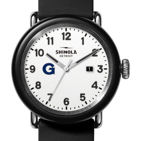 Georgetown University Shinola Watch, The Detrola 43mm White Dial at M.LaHart &amp; Co. Shot #1