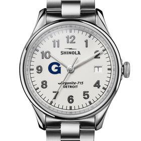 Georgetown University Shinola Watch, The Vinton 38 mm Alabaster Dial at M.LaHart &amp; Co. Shot #1