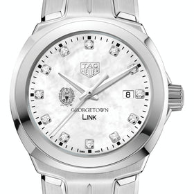 Georgetown University TAG Heuer Diamond Dial LINK for Women Shot #1