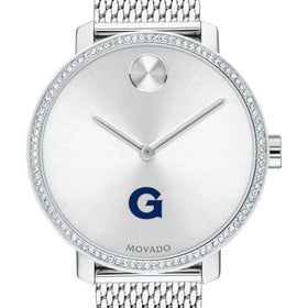 Georgetown Women&#39;s Movado Bold with Crystal Bezel &amp; Mesh Bracelet Shot #1