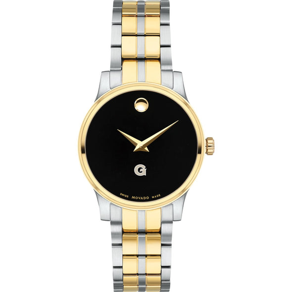 Georgetown Women's Movado Collection Two-Tone Watch with Black Dial Shot #2