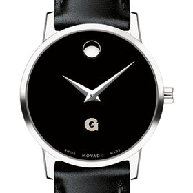 Georgetown Women's Movado Museum with Leather Strap Shot #1