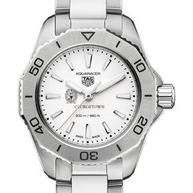 Georgetown Women&#39;s TAG Heuer Steel Aquaracer with Silver Dial Shot #1