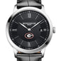 Georgia Men's Baume et Mercier 40mm Classima Quartz Watch with Black Dial & Black Leather Strap Shot #1