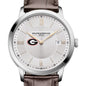 Georgia Men's Baume et Mercier 40mm Classima Quartz Watch with Silver Dial & Dark Brown Leather Strap Shot #1