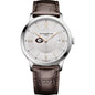Georgia Men's Baume et Mercier 40mm Classima Quartz Watch with Silver Dial & Dark Brown Leather Strap Shot #2