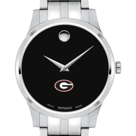Georgia Men's Movado Collection Stainless Steel Watch with Black Dial Shot #1
