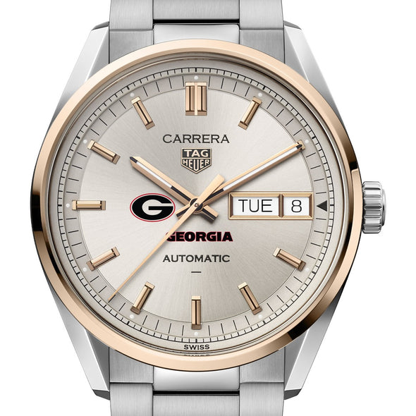 Georgia TAG Heuer Carrera Automatic Day-Date 18K 5N Rose Gold Shot #1