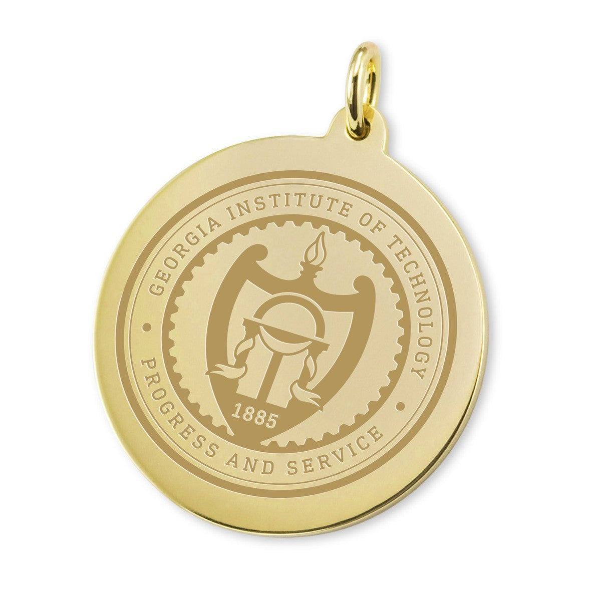 Georgia Tech 14K Gold Charm - Graduation Gift Selection | M.LaHart & Co.