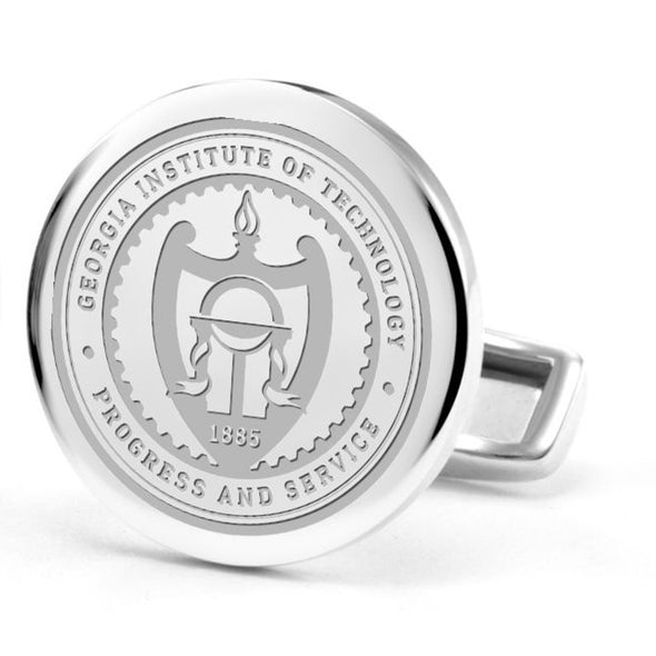 Georgia Tech Cufflinks in Sterling Silver - Graduation Gift Selection ...