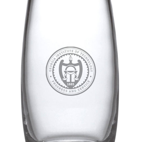 Georgia Tech Glass Addison Vase by Simon Pearce Shot #2