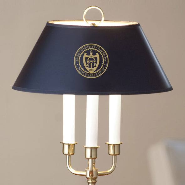 Georgia Tech Lamp in Brass &amp; Marble Shot #2