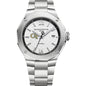 Georgia Tech Men's Baume et Mercier 42mm Riviera Watch with White Dial & Bracelet Shot #2