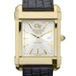 Georgia Tech Men's Gold Watch with 2-Tone Dial & Leather Strap at M.LaHart & Co. Shot #1