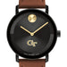 Georgia Tech Men's Movado BOLD with Cognac Leather Strap