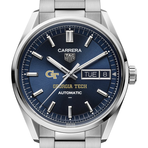 Georgia Tech Men's TAG Heuer Carrera Day-Date Automatic with Blue Dial Shot #1