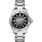 Georgia Tech Men's TAG Heuer Steel Automatic Aquaracer with Black Dial Shot #2