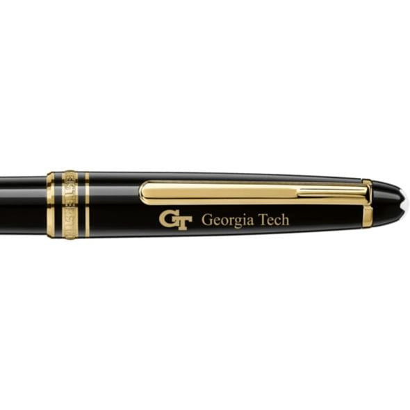 Georgia Tech Montblanc Meisterstück Classique Ballpoint Pen in Gold Shot #2