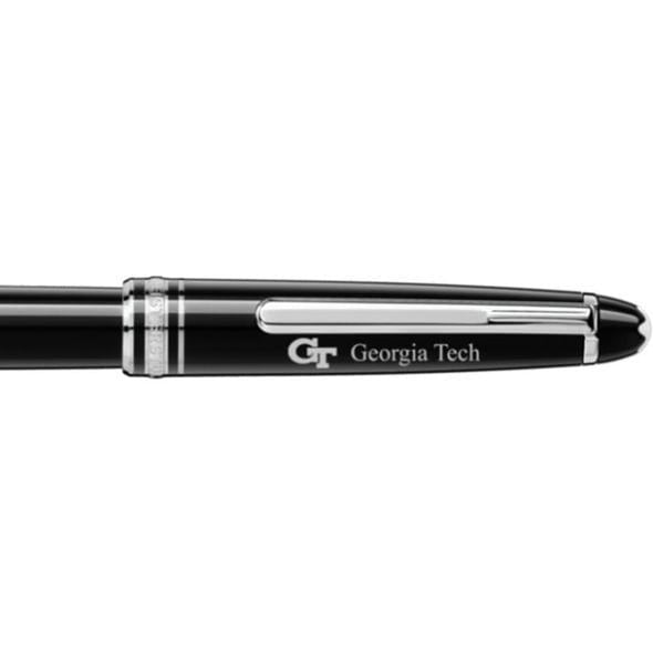 Georgia Tech Montblanc Meisterstück Classique Rollerball Pen in Platinum Shot #2