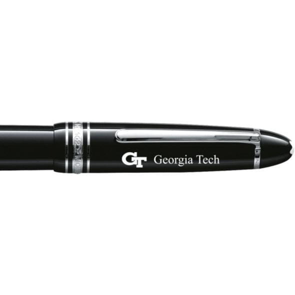 Georgia Tech Montblanc Meisterstück LeGrand Rollerball Pen in Platinum Shot #2