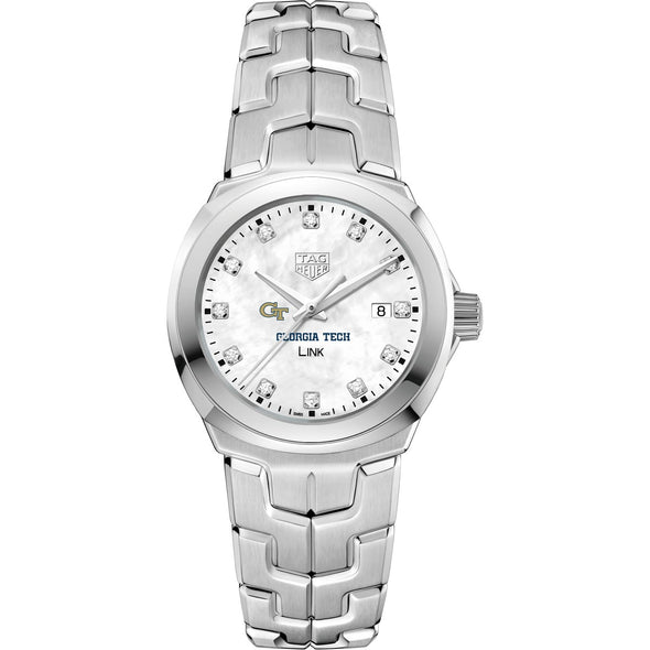 Georgia Tech TAG Heuer Diamond Dial LINK for Women Shot #2