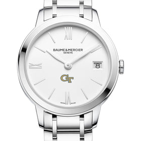 Georgia Tech Women's Baume et Mercier 31mm Classima Watch with White Dial & Bracelet Shot #1