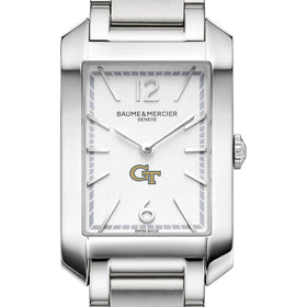 Georgia Tech Women's Baume et Mercier 35X22mm Hampton Watch with Silver Dial & Bracelet Shot #1
