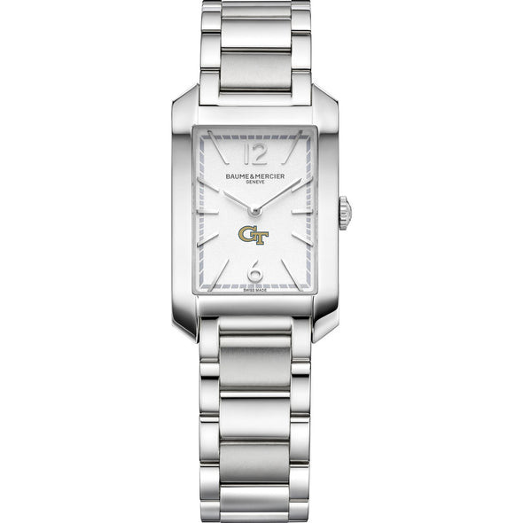 Georgia Tech Women's Baume et Mercier 35X22mm Hampton Watch with Silver Dial & Bracelet Shot #2