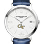 Georgia Tech Women's Baume et Mercier 36.5mm Classima Watch with White Dial & Blue Leather Strap Shot #1