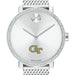 Georgia Tech Women's Movado Bold with Crystal Bezel & Mesh Bracelet