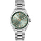 Georgia Tech Women's TAG Heuer Steel Carrera Automatic with Green Dial Shot #2