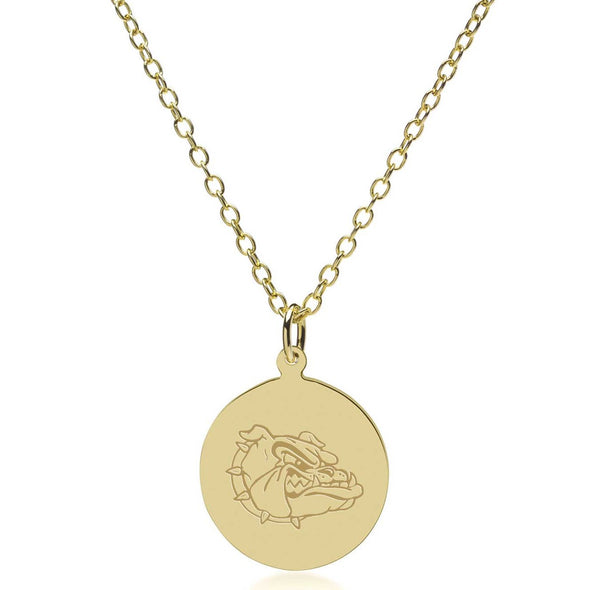 Gonzaga 14K Gold Pendant & Chain Shot #2
