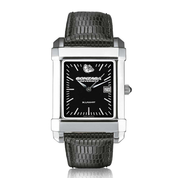 Gonzaga Men's Black Quad with Leather Shot #2