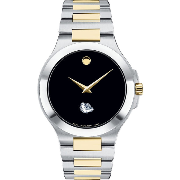Gonzaga Men&#39;s Movado Collection Two-Tone Watch with Black Dial Shot #2
