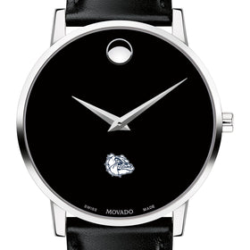 Gonzaga Men&#39;s Movado Museum with Leather Strap Shot #1
