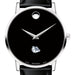 Gonzaga Men's Movado Museum with Leather Strap