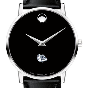 Gonzaga Men's Movado Museum with Leather Strap Shot #1