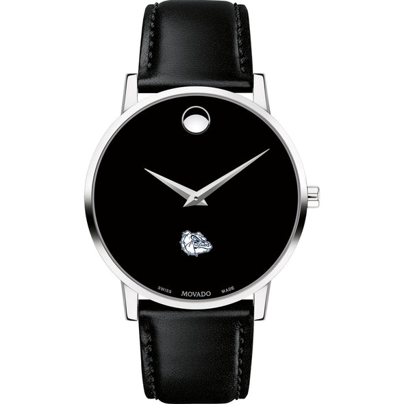 Gonzaga Men&#39;s Movado Museum with Leather Strap Shot #2