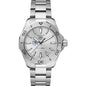 Gonzaga Men's TAG Heuer Steel Aquaracer with Silver Dial Shot #2