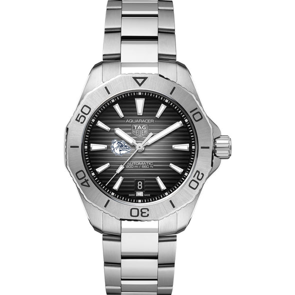 Gonzaga Men's TAG Heuer Steel Automatic Aquaracer with Black Dial Shot #2