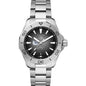 Gonzaga Men's TAG Heuer Steel Automatic Aquaracer with Black Dial Shot #2