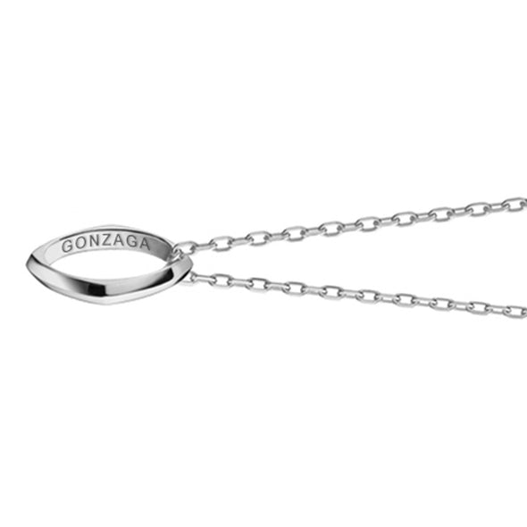 Gonzaga Monica Rich Kosann Poesy Ring Necklace in Silver Shot #3