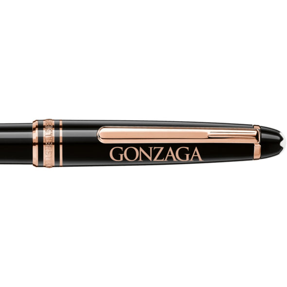 Gonzaga Montblanc Meisterstück Classique Ballpoint Pen in Red Gold Shot #2
