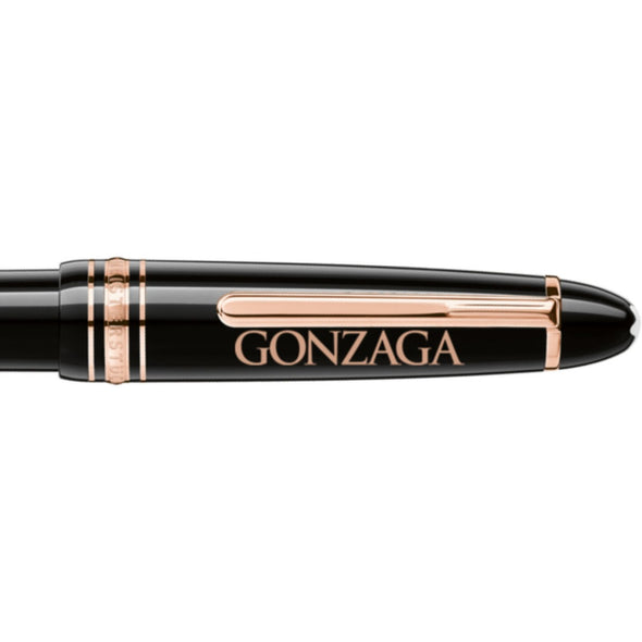 Gonzaga Montblanc Meisterstück LeGrand Ballpoint Pen in Red Gold Shot #2