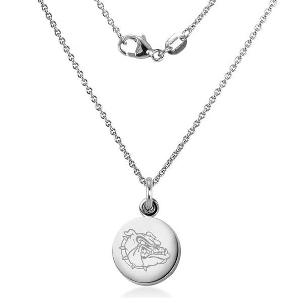 Gonzaga Necklace with Charm in Sterling Silver Shot #2