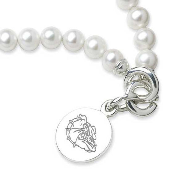 Gonzaga Pearl Bracelet with Sterling Silver Charm Shot #2