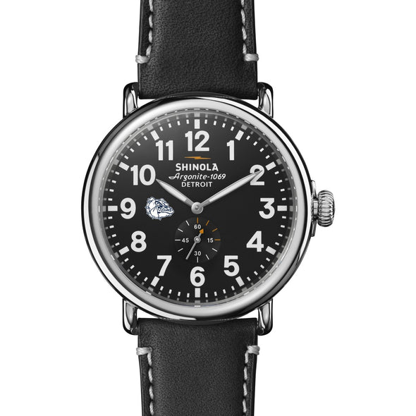 Gonzaga Shinola Watch, The Runwell 47 mm Black Dial Shot #2